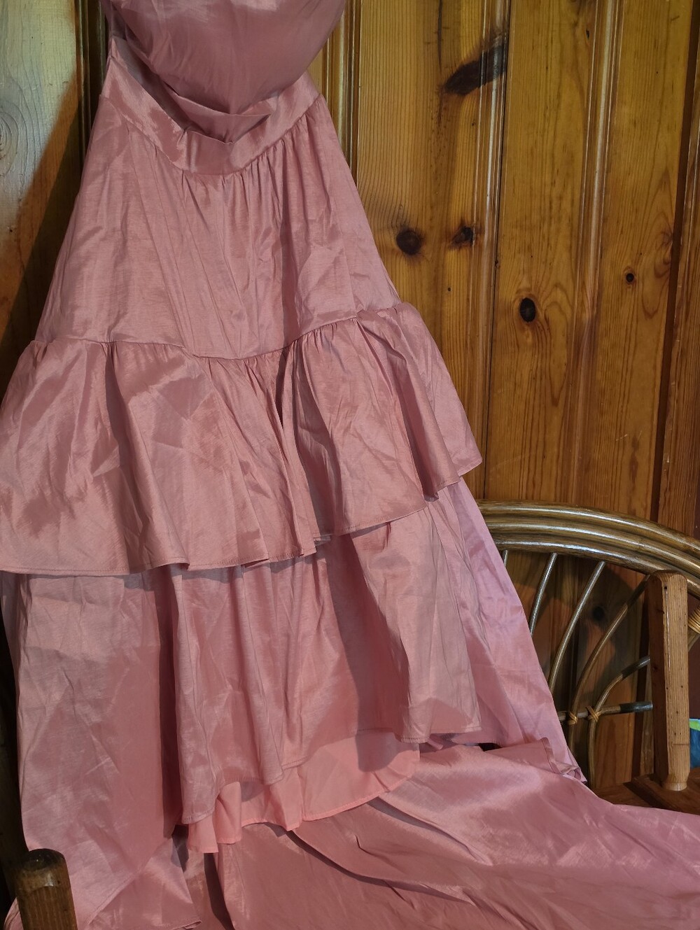 Pink Women's Elegant Cute And Sexy Woman Pink Tube Top Dress - Picture 16 of 16